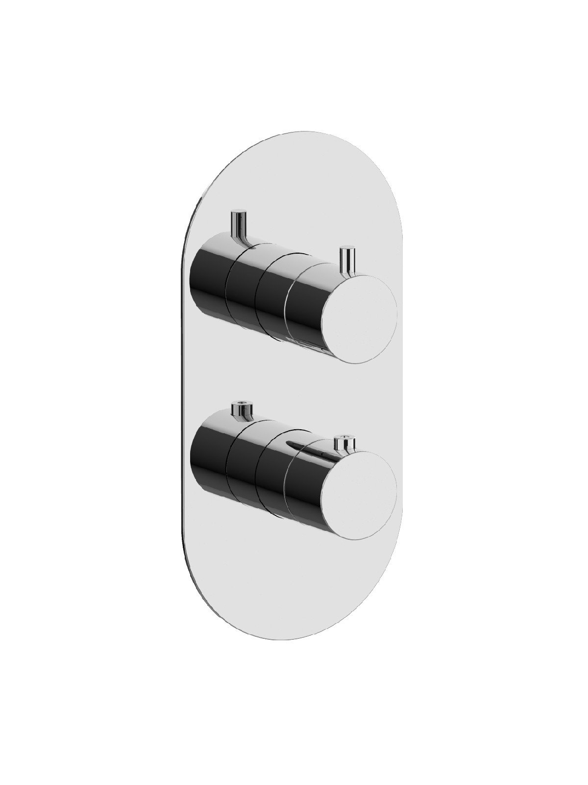 Kit de finition mitigeur thermostatique à encastrer 2 voies