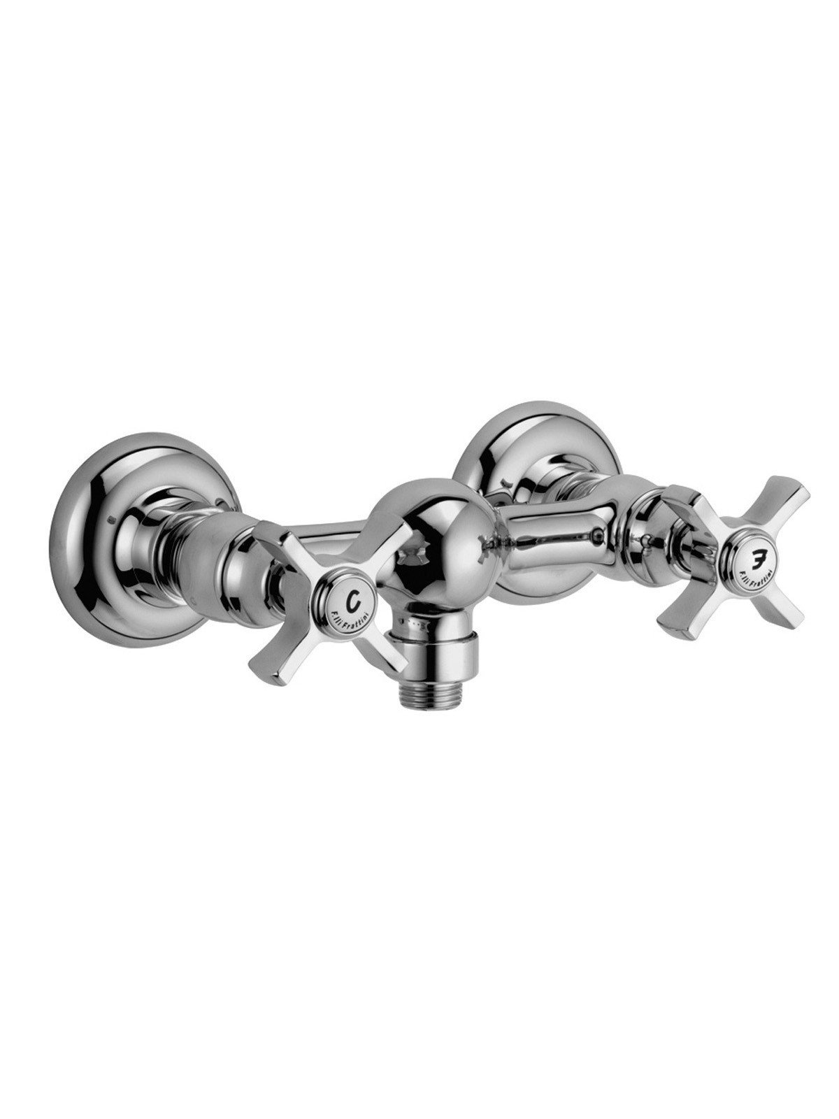 Mélangeur de douche avec raccord inferieur 3/4px1/2p