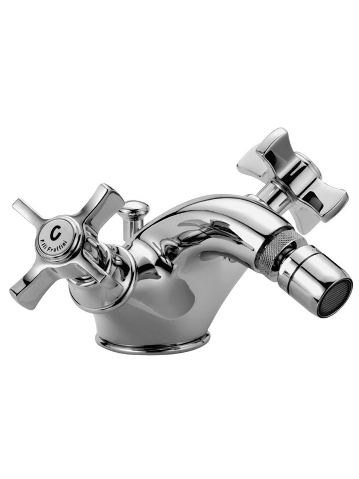 Mélangeur bidet monotrou avec vidage 1-1/4