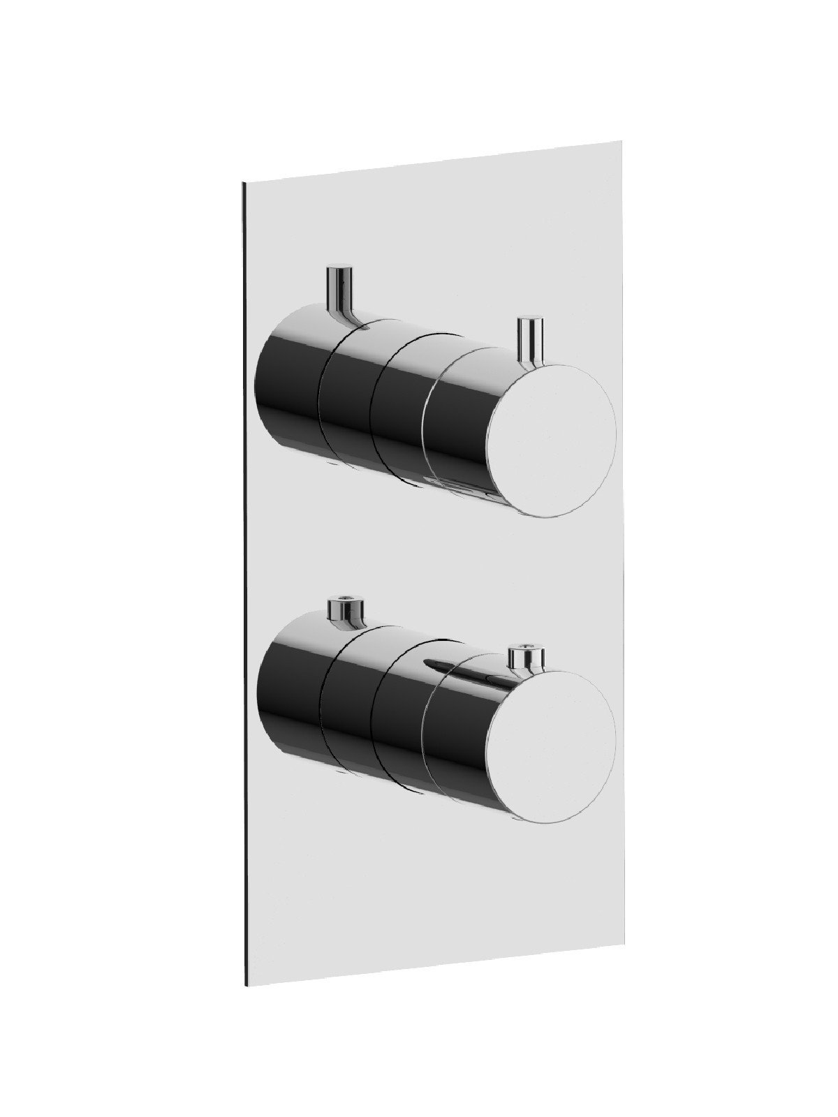 Kit de finition mitigeur thermostatique à encastrer 2 voies