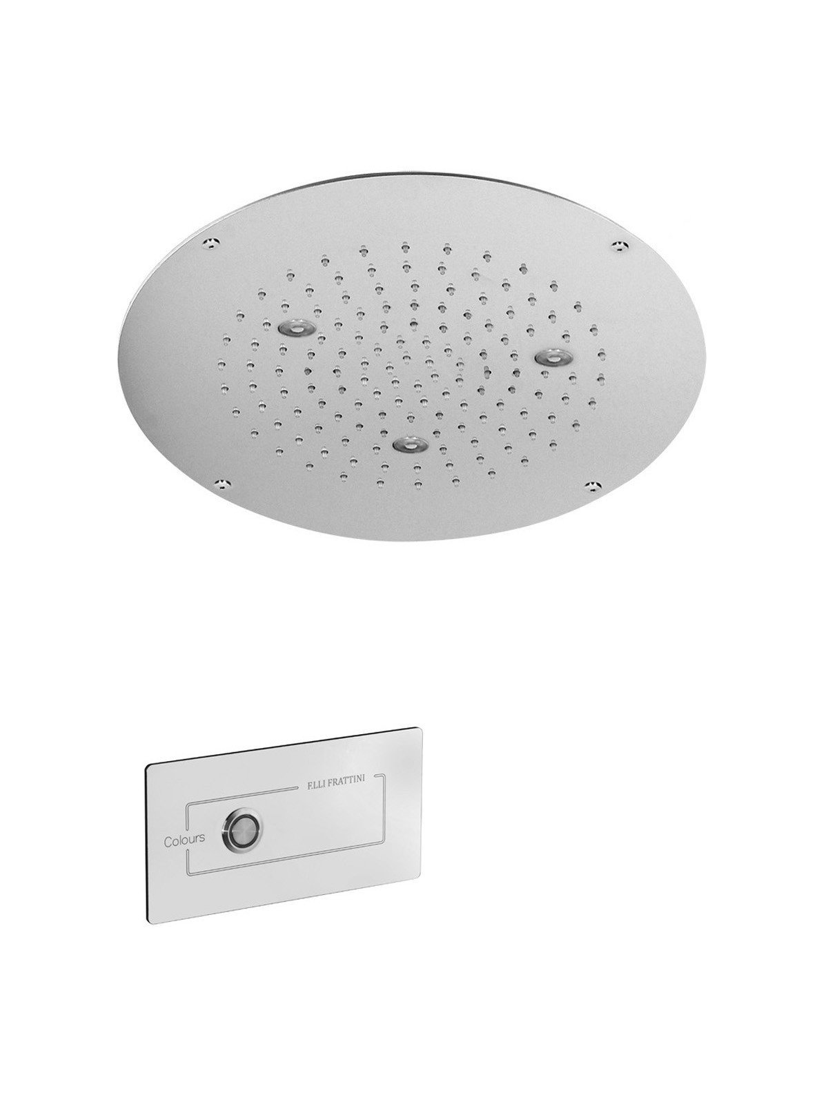 Douche anticalcaire en acier inoxydable au plafond D42,5 cm